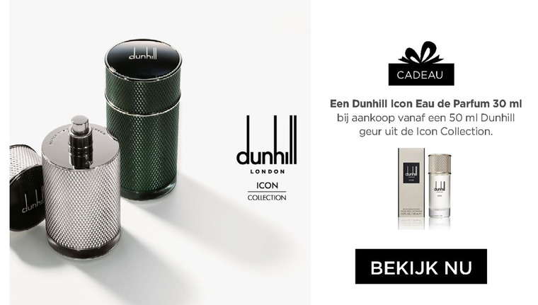 Dunhill   eau de parfum folder aanbieding bij  Ici Paris XL - details