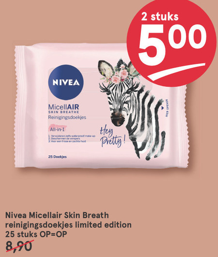 Nivea   reinigingsdoekje folder aanbieding bij  Etos - details