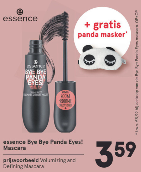 Essence   mascara folder aanbieding bij  Etos - details