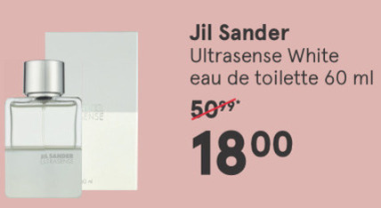 Jil Sander   eau de toilette folder aanbieding bij  Etos - details