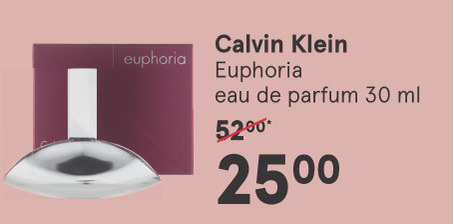 Calvin Klein   eau de parfum folder aanbieding bij  Etos - details