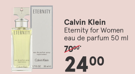 Calvin Klein   eau de parfum folder aanbieding bij  Etos - details