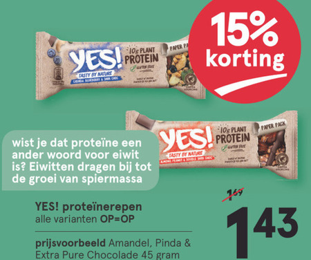 Yes   sportvoeding folder aanbieding bij  Etos - details