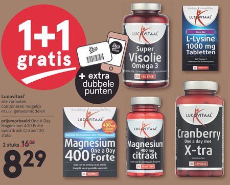 Lucovitaal   visolie, voedingssupplement folder aanbieding bij  Etos - details