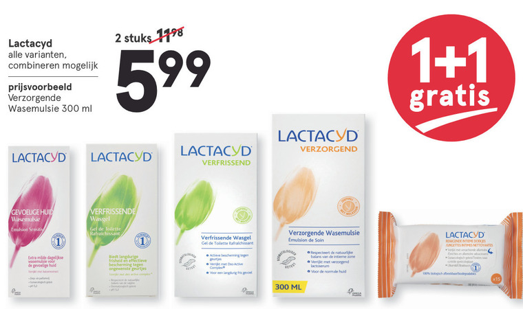 Lactacyd   dameshygiene folder aanbieding bij  Etos - details