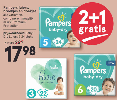 Pampers   luierbroekjes, luiers folder aanbieding bij  Etos - details