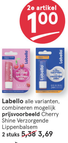 Labello   lippenbalsem folder aanbieding bij  Etos - details