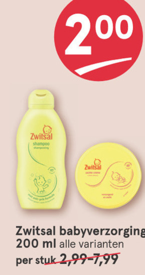 Kwadrant Lodge Zuidelijk Zwitsal babyverzorging, babyshampoo folder aanbieding bij Etos - details