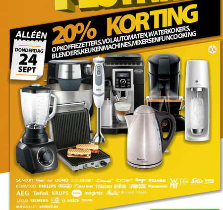 Alle merken   blender, koffiepadmachine folder aanbieding bij  Expert - details