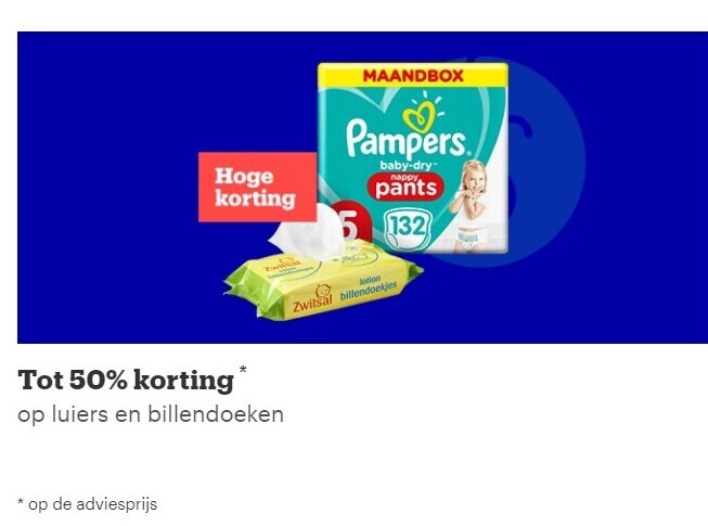 Pampers   luiers, luierbroekjes folder aanbieding bij  Bol.com - details