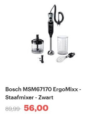 Bosch   staafmixer folder aanbieding bij  Bol.com - details