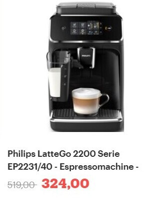 Philips   espressoapparaat folder aanbieding bij  Bol.com - details