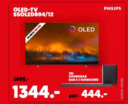 Philips   4k ultrahd televisies, soundbar folder aanbieding bij  Mediamarkt - details