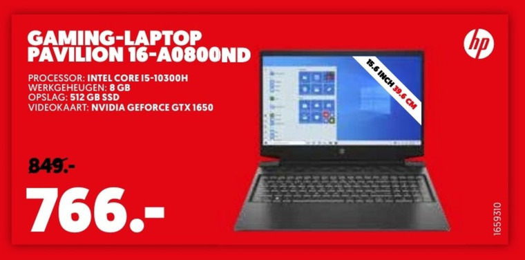 HP   notebook folder aanbieding bij  Mediamarkt - details