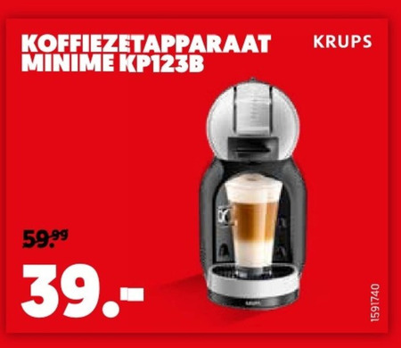 Krups   dolce gusto apparaat folder aanbieding bij  Mediamarkt - details