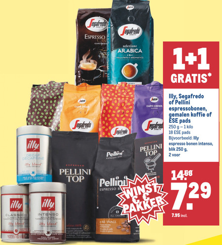 Segafredo   koffie, koffiebonen folder aanbieding bij  Makro - details