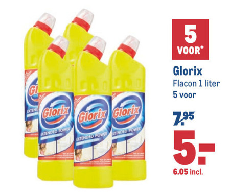 Glorix   toiletreiniger, bleekmiddel folder aanbieding bij  Makro - details