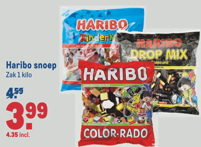 Haribo   drop, snoep folder aanbieding bij  Makro - details