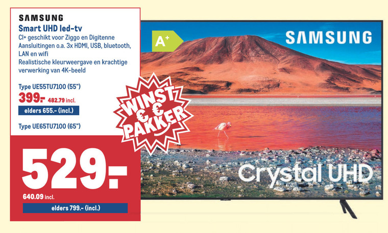 Samsung   4k ultrahd televisies folder aanbieding bij  Makro - details