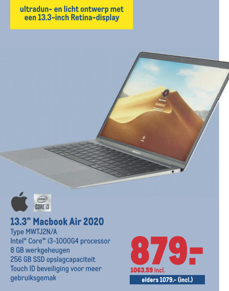 Apple   apple mac, notebook folder aanbieding bij  Makro - details