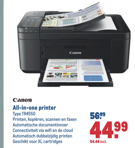 bundel laser persoonlijkheid Canon all-in-one printer folder aanbieding bij Makro - details