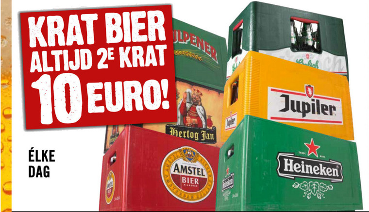 Hertog Jan   krat bier folder aanbieding bij  Dirck III - details