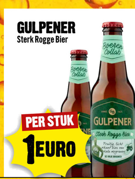 Gulpener   speciaalbier folder aanbieding bij  Dirck III - details