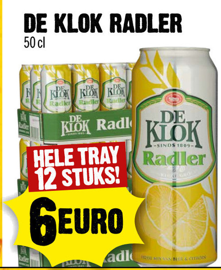 Klok   radler bier folder aanbieding bij  Dirck III - details