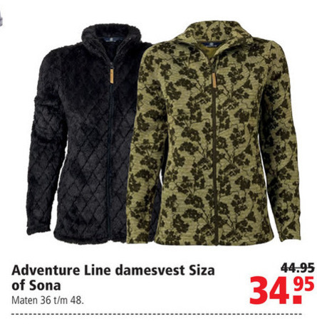 Adventure Line   dames vest folder aanbieding bij  Welkoop - details