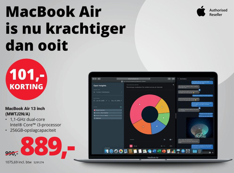 Apple   notebook, apple mac folder aanbieding bij  Office Centre - details