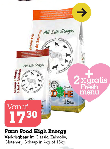 Farm Food   hondenvoer folder aanbieding bij  Discus Hengelsport - details