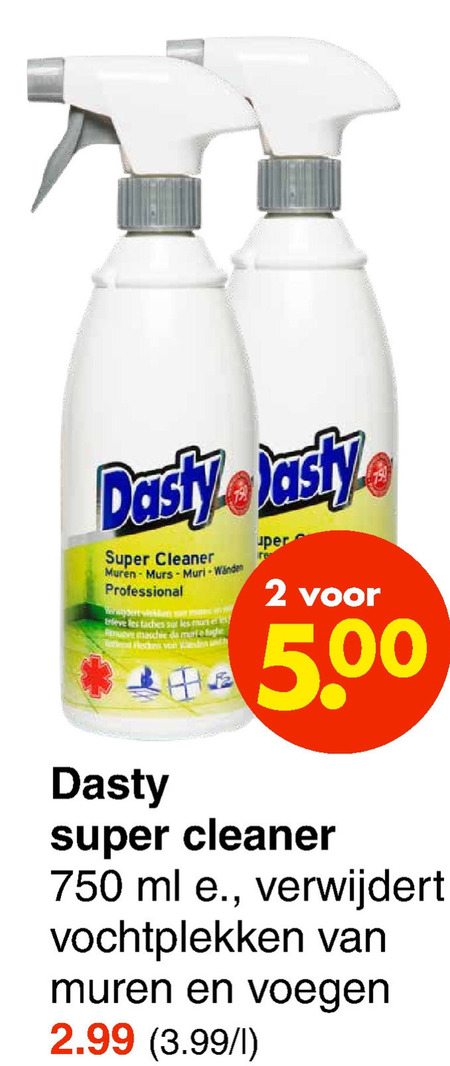 Dasty badkamer-reiniger aanbieding bij Wibra