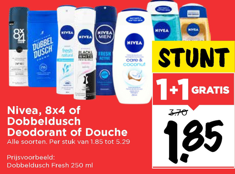 Nivea   deodorant, douchegel folder aanbieding bij  Vomar - details