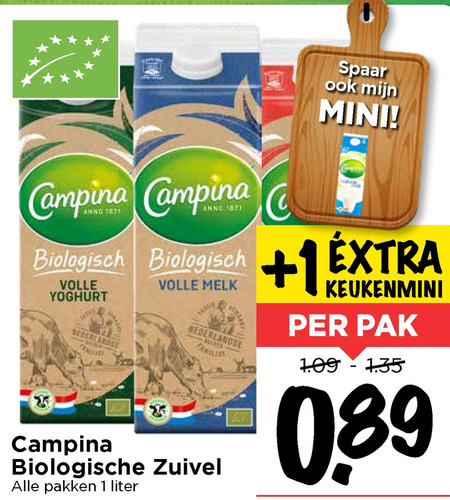 Campina   melk, yoghurt folder aanbieding bij  Vomar - details