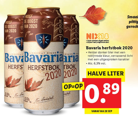 Bavaria folder aanbieding bij Lidl - details