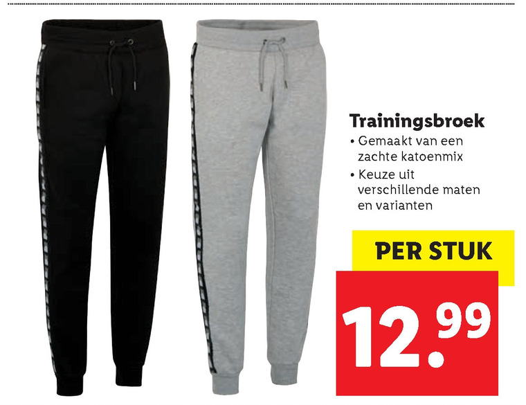 Dave en Donny   heren joggingbroek folder aanbieding bij  Lidl - details