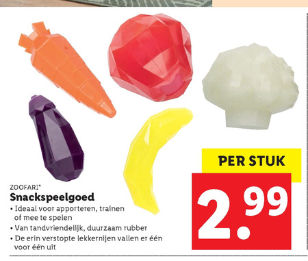 Zoofari   hondenspeeltje folder aanbieding bij  Lidl - details