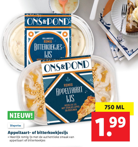 Ons en Pond   ijsspecialiteit folder aanbieding bij  Lidl - details