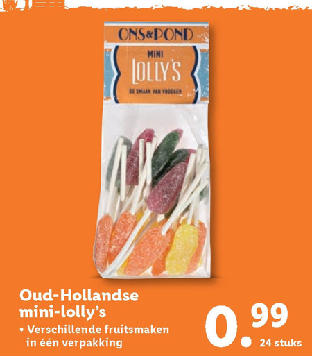 Ons en Pond   lollie folder aanbieding bij  Lidl - details