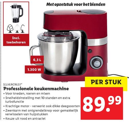 SilverCrest   keukenmachine folder aanbieding bij  Lidl - details