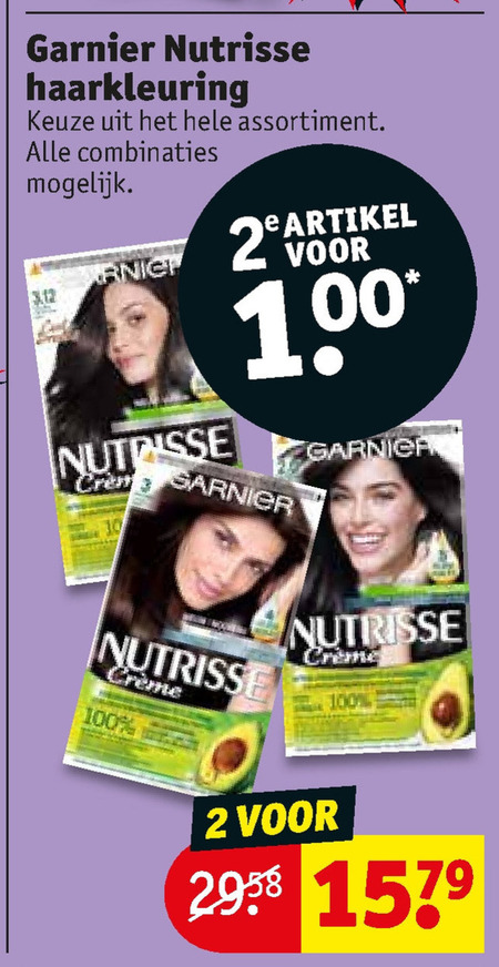 Garnier Nutrisse   haarkleuring folder aanbieding bij  Kruidvat - details