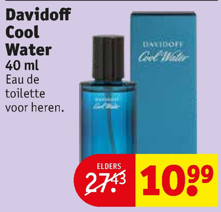 Davidoff   eau de toilette folder aanbieding bij  Kruidvat - details