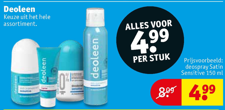 Deoleen   deodorant folder aanbieding bij  Kruidvat - details