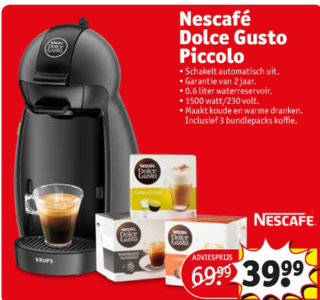 Krups   dolce gusto apparaat folder aanbieding bij  Kruidvat - details