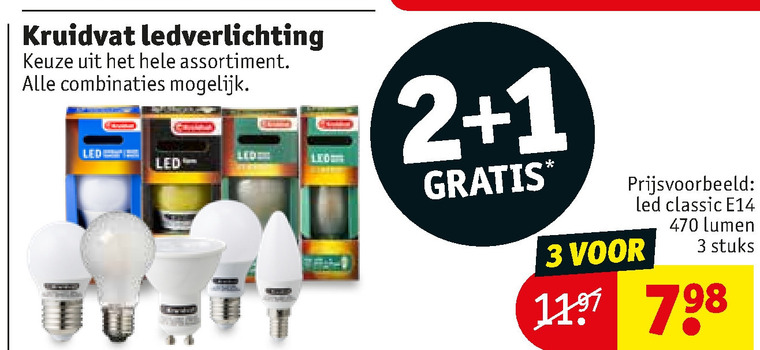 Kruidvat Huismerk led folder aanbieding Kruidvat - details