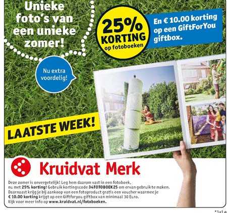 Kruidvat Huismerk   fotoboek folder aanbieding bij  Kruidvat - details