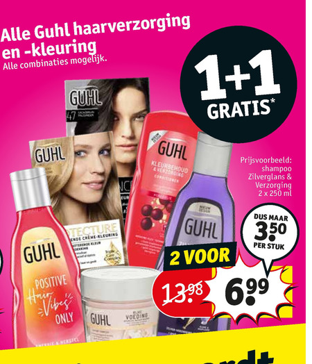 Guhl   haarverzorging, shampoo folder aanbieding bij  Kruidvat - details