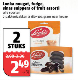 Lonka   noga, fudge folder aanbieding bij  Poiesz - details