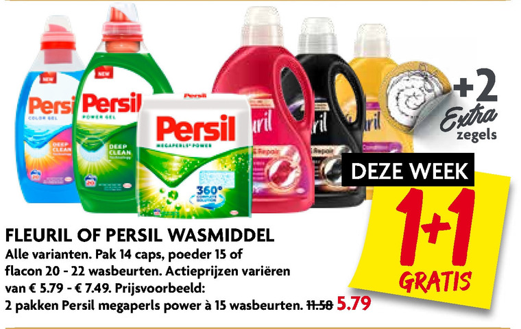 Fleuril   wasmiddel folder aanbieding bij  Dekamarkt - details