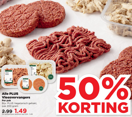 Plus Huismerk   vegetarisch folder aanbieding bij  Plus - details